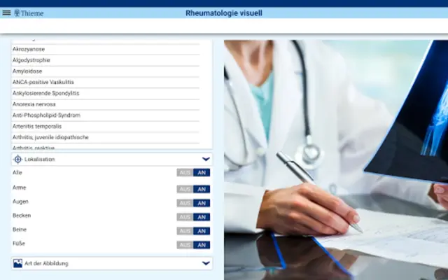 Rheuma visuell android App screenshot 2